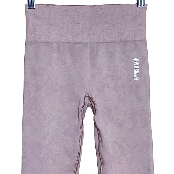 Gymshark Adapt Seamless Leggings S Pink High Rise Stretch Full Length Athletic - Picture 5 of 9